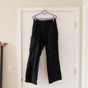 (2) Uniqlo Black Wide Pants